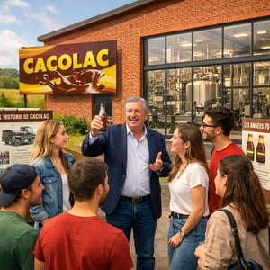 Visite de l'entreprise Cacolac