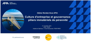 [Conférence APIA] Culture d’entreprise et gouvernance