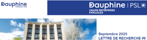CHAIRE DAUPHINE - Entreprises Familiales | Lettre de recherche #9