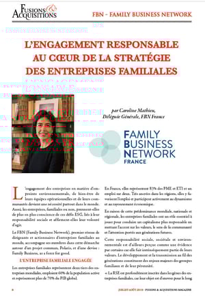 L'engagement responsable au cœur de la stratégie des entreprises familiales