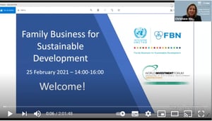 Replay du Lancement officiel du partenariat FBN - Nations Unies