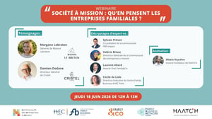 Société à mission : qu'en pensent les entreprises familiales ?